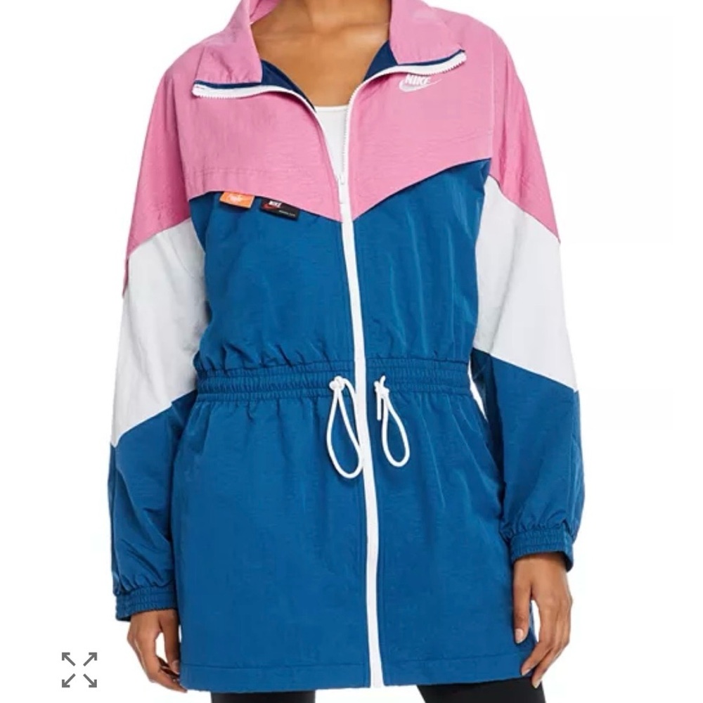 NWT Nike Icon Clash Track Jacket SZ S Pink/Blue Gorpcore Streetwear Lightweight